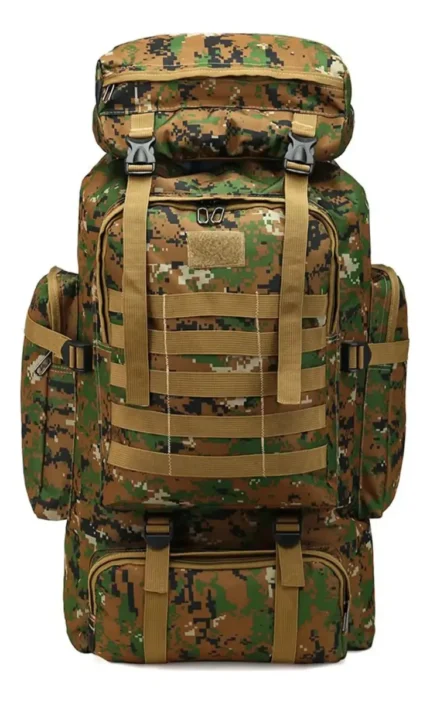 Mochila Tática Militar Impermeável Reforçada Grande 80l